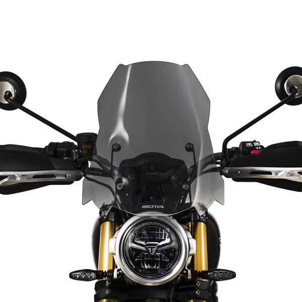 Cupolino Isotta Rally Touring Fume Scuro Triumph Scrambler 1200 X/XE 2024-2025