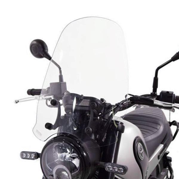 Isotta high transparent windscreen Benelli Leoncino 500 2017-2022