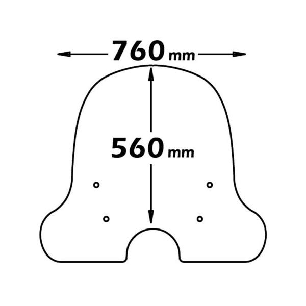 Cupolino Isotta trasparente Honda Shadow SRX50 1996-2001
