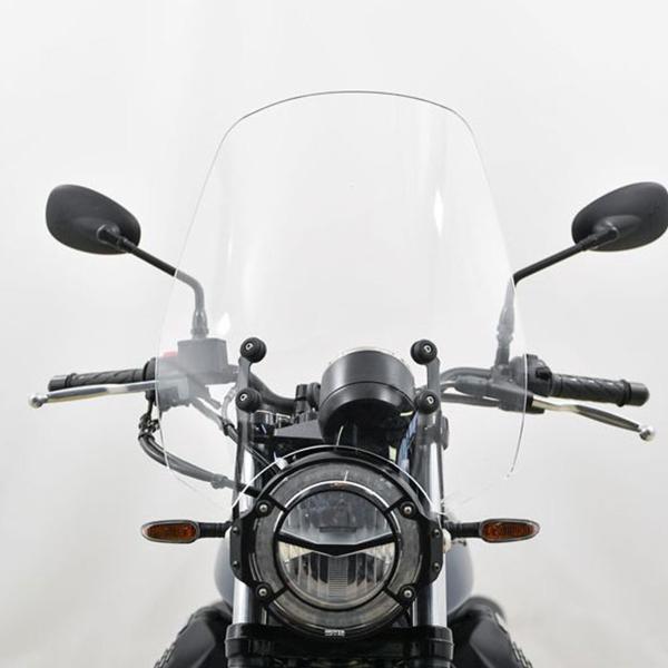 Isotta high transparent windscreen Moto Guzzi V7 III Stone Night Pack 2020
