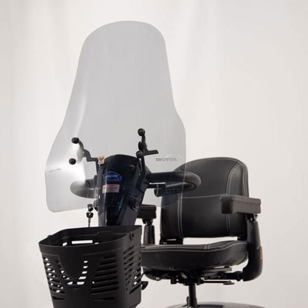 Cupolino Isotta fume chiaro alto Invacare Comet Pro Orion Metro Leo