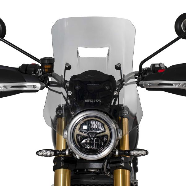 Cupolino Isotta Endurance Race Fume Chiaro Triumph Scrambler 1200 X/XE 2024-2025