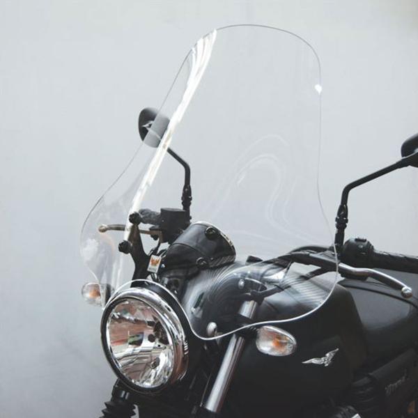 thumbnail image 2 of BIONDI Clear Touring Windshield Dome For Moto Guzzi V7 IV Special & V9 - Made In Italy 2 of 6
