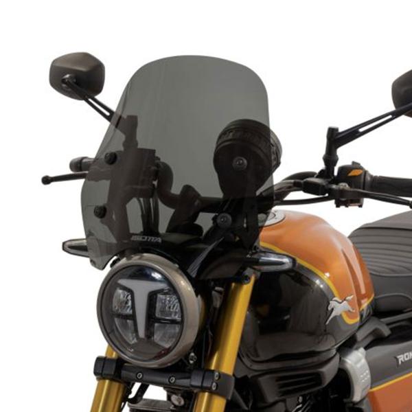 Isotta dark smoke windscreen TVS Ronin 250TD 2024-2025