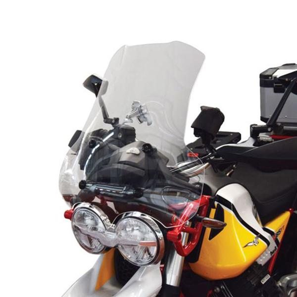 Isotta high transparent windscreen Moto Guzzi V85TT 2019-2022