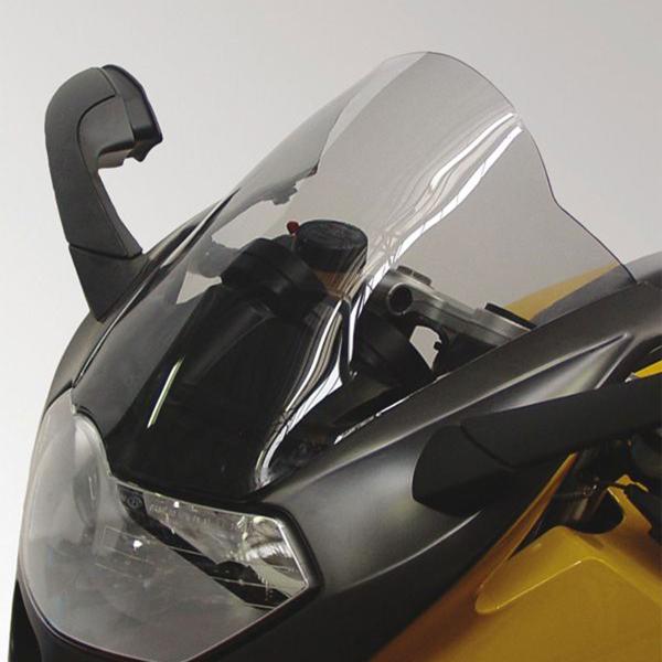 Cupolino Isotta double bubble fume chiaro BMW R1200S 2004-2006