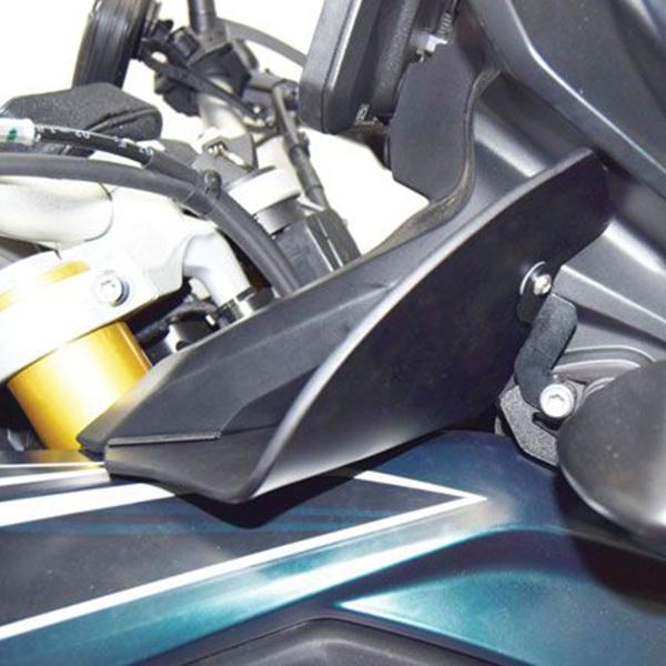 Coppia spoiler superiori Isotta Nero Opaco BMW F850GS 2018-2023