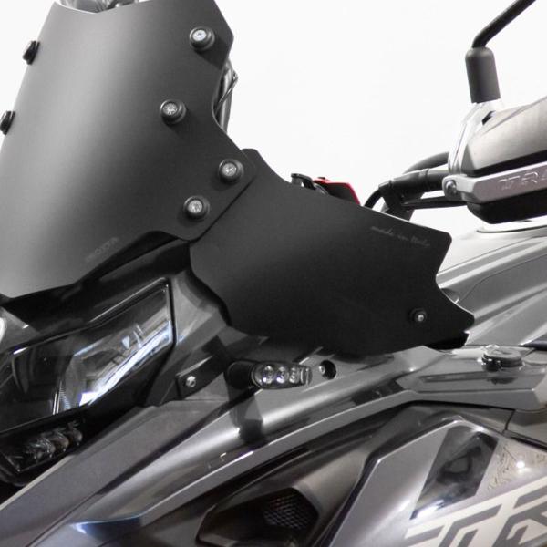 Coppia spoiler laterali Isotta Nero Opaco Benelli TRK502 2017-2024