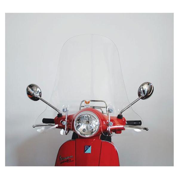 Isotta Classic transparent windscreen Piaggio Etalian Vespa LX125 2005-2012