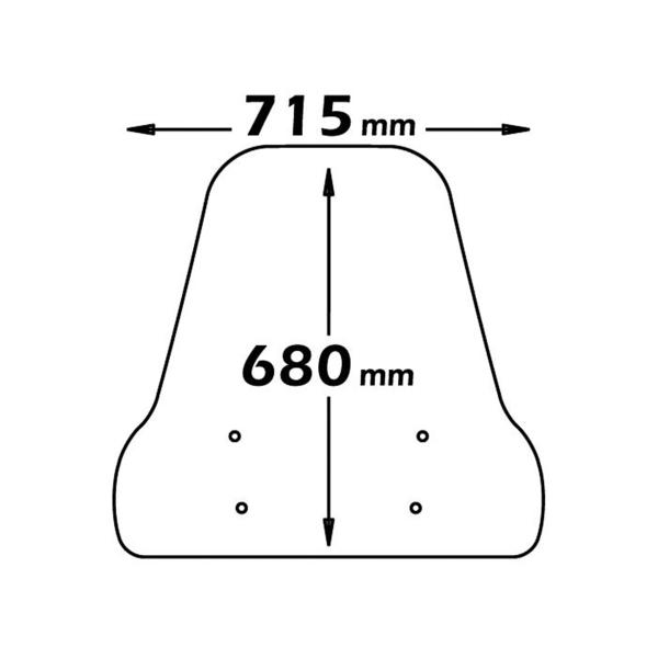 Isotta Classic transparent windscreen Piaggio Liberty S 125 2006-2011