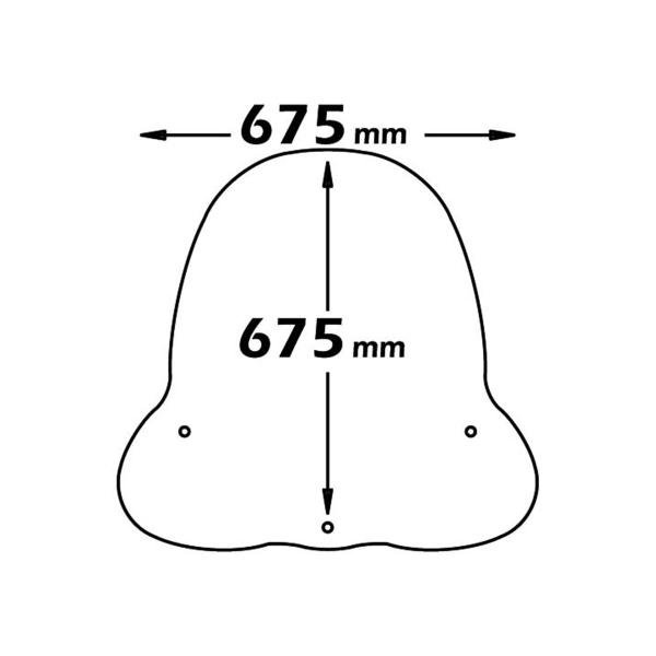 Cupolino Isotta trasparente Honda Chiocciola 125 2003-2004