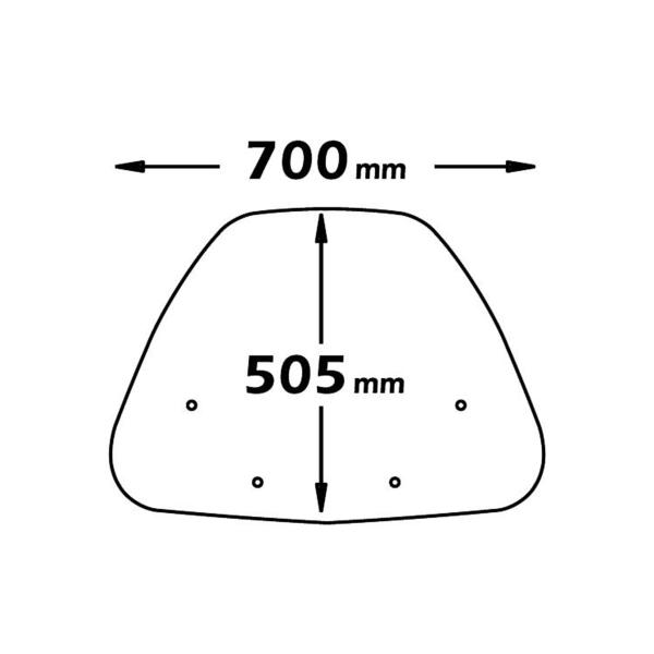 Cupolino Isotta Summer trasparente SYM HD EVO 125 2006-2016