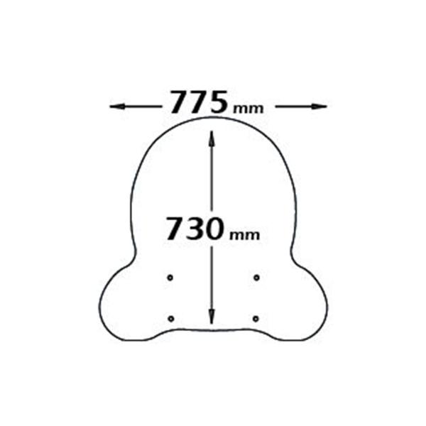 Isotta high transparent windscreen Piaggio Sfera 125 1995-1998
