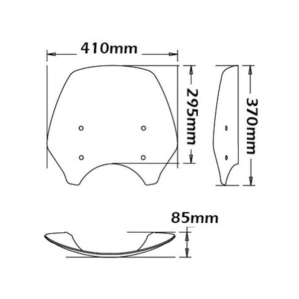 Cupolino Isotta Summer trasparente Triumph Bonneville SE 2008-2013