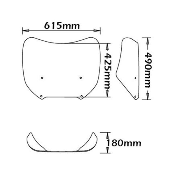 Cupolino Isotta trasparente BMW K1200LT 1999-2003