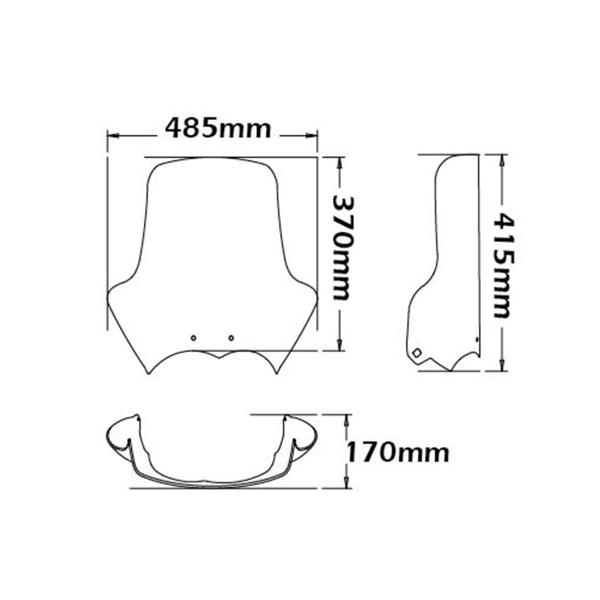 Cupolino Isotta trasparente BMW R1200GS 2004-2012