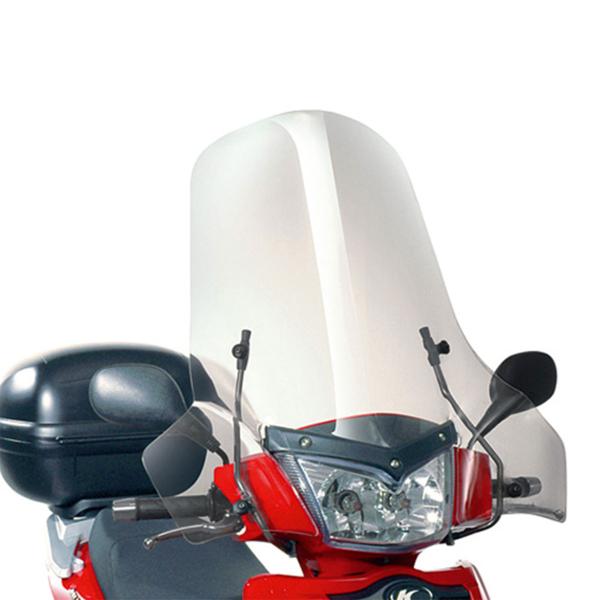 Windscreen Kappa transparent 64x71cm with brackets for Kymco People S 50/125/200 2005>2015