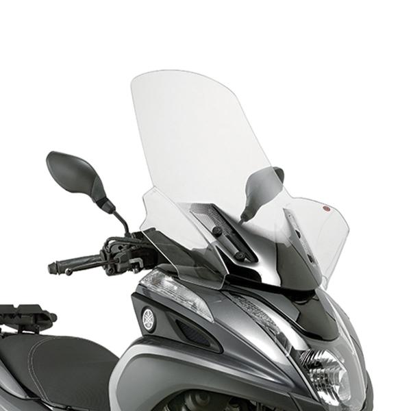 Parabrezza Kappa trasparente 74x63cm con attacchi specifico per Yamaha Tricity 125/155 2014>2018