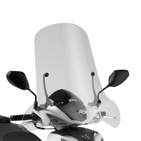 Parabrezza Kappa trasparente 62x71cm con attacchi per SYM Symphony SR50/125/151 2010>2016