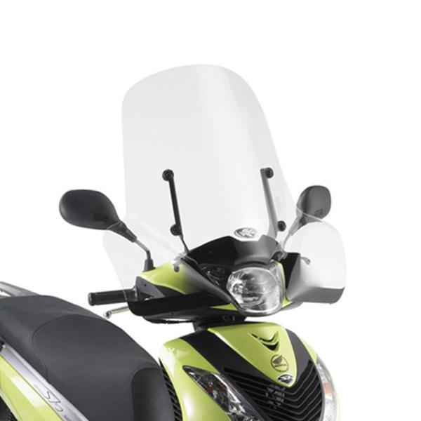 Parabrezza Kappa trasparente 55x66cm con attacchi specifico per Honda SH125I/150I 2005>2008