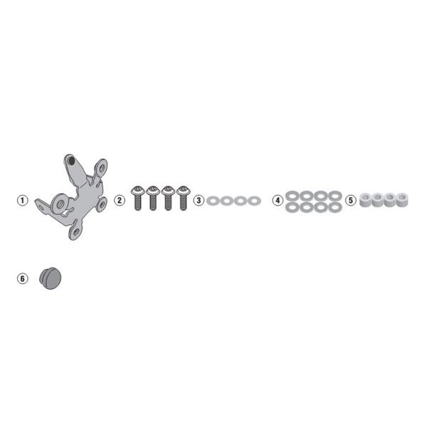 Givi windscreen fitting kit Kappa Honda CB1000R 2018-2020