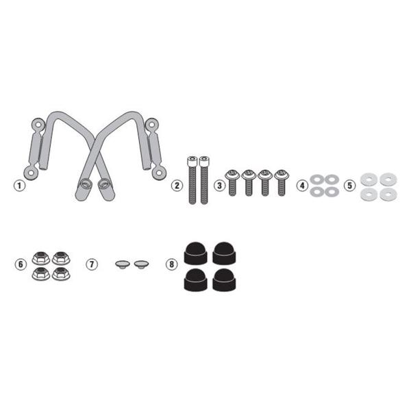 Givi windscreen fitting kit Kappa Honda CB500F 2019-2022