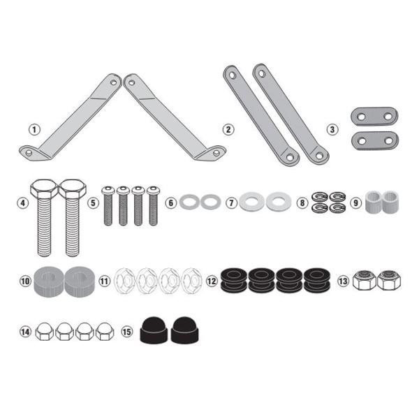 Givi windscreen fitting kit Kappa SYM HD 300 2019-2022