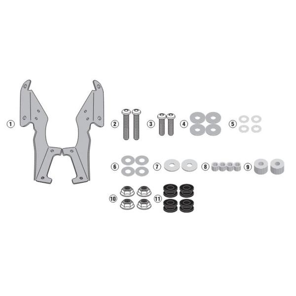 Givi windscreen fitting kit Kappa Yamaha Niken 900 2019-2022