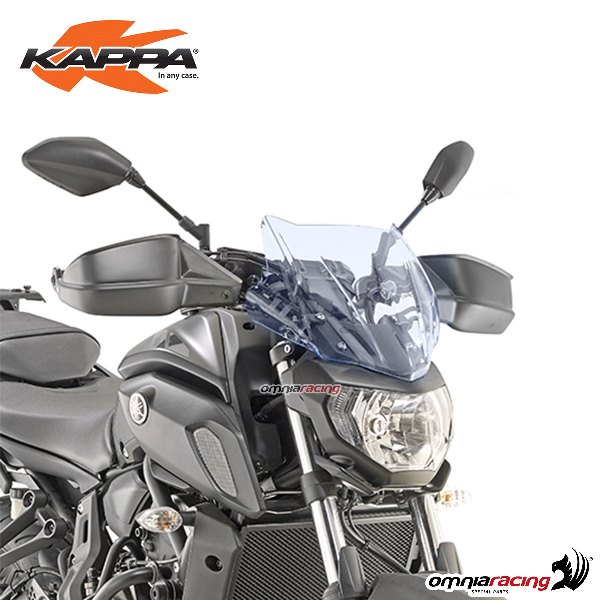 Cupolino Kappa Blu line 28x36,5cm specifico per Yamaha MT07 2018>