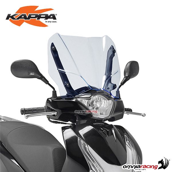 Cupolino Kappa Blu line 36,5x45cm specifico per Honda SH125I/150I ABS 2012>2016