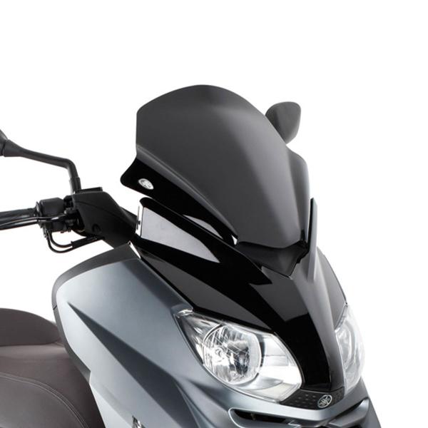 Cupolino Kappa basso e sportivo nero lucido 37x43cm specifico per Yamaha XMax 125/250 2010>2013