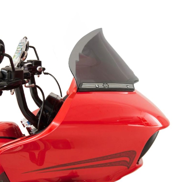 Cupolino Klock Werks Pro Touring Flare Fume scuro 10" Harley Davidson 1750 Road Glide 107 ABS 2017