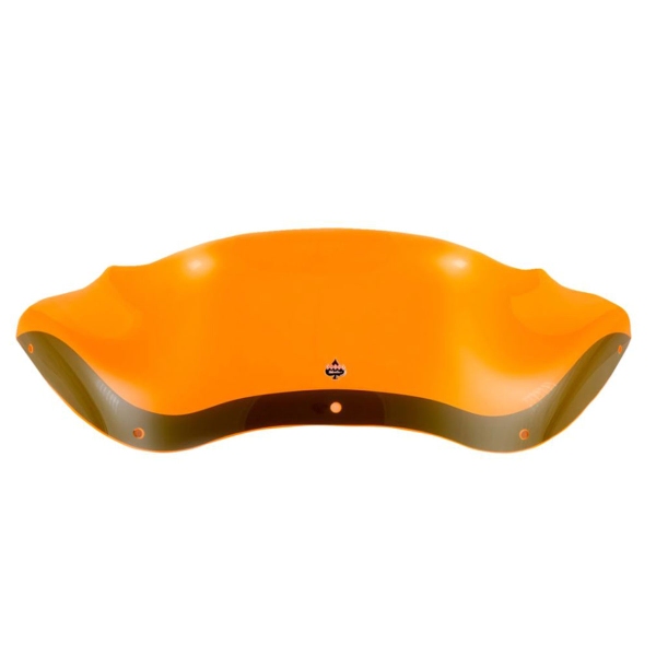 Cupolino Klock Werks Ice Flare Arancione 8" HarleyDavidson 1690 Road Glide Custom USA ABS 2013