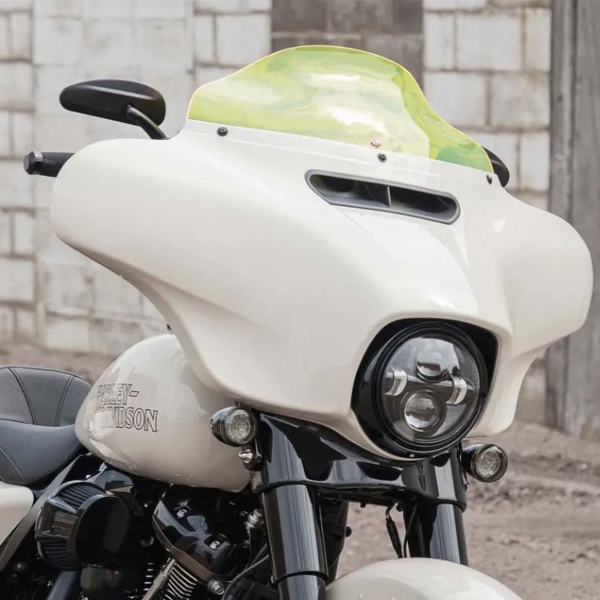 Cupolino Klock Werks Ice Flare Giallo 6-1/2" Harley Davidson 1690 Street Glide 2014