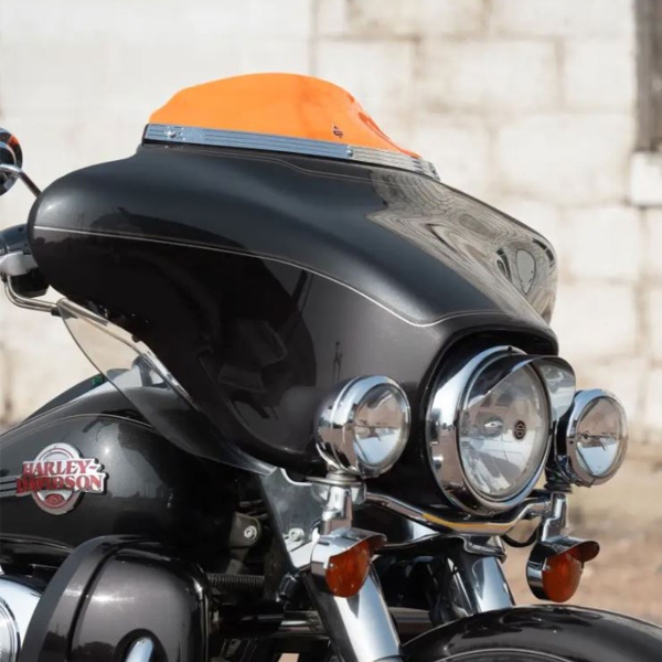 Cupolino Klock Werks Ice Flare Arancione 3-1/2" Harley Davidson 1450 Electra Glide 2000