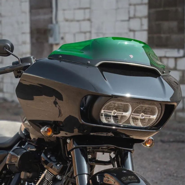 Cupolino Klock Werks Sport Flare Verde 6" Harley Davidson 1690 Road Glide Special ABS 2016