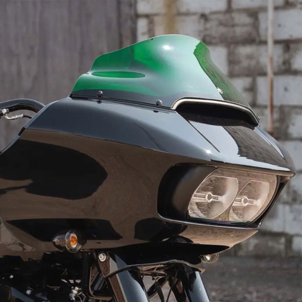 Cupolino Klock Werks Sport Flare Verde 9" Harley Davidson 1690 Road Glide USA ABS 2015