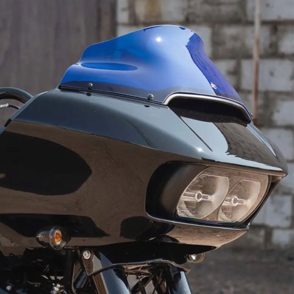 Cupolino Klock Werks Sport Flare Blu 9" Harley Davidson 1868 Road Glide LT 114 ABS 2024