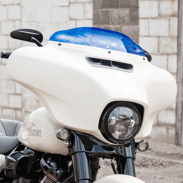 Cupolino Klock Werks Sport Flare Blu 4" Harley Davidson 1690 Street Glide 2015