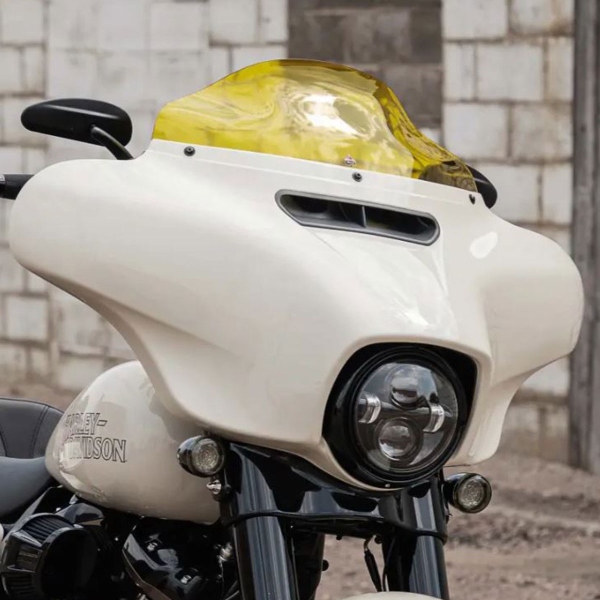 Cupolino Klock Werks Sport Flare Giallo 6-1/2" Harley Davidson 1690 Street Glide 2015