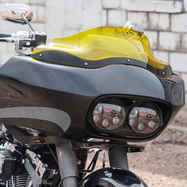 Cupolino Klock Werks Flare Giallo 8" Harley Davidson 1340 Road Glide USA 1998