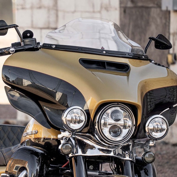 Klock Werks Screen Flare Clear 6-1/2" Harley Davidson 1868 Glide Ultra LT 114 ABS 2024