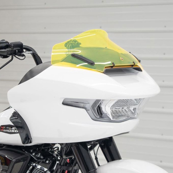 Cupolino Klock Werks Ice Flare Giallo 10" Harley Davidson 1750 Road Glide 107 USA ABS 2024