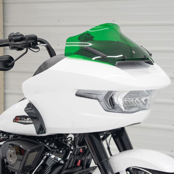 Cupolino Klock Werks Sport Flare Verde 10-5/8" Harley Davidson 1923 Road Glide 117 ABS 2025