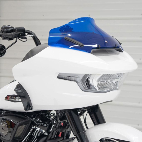 Cupolino Klock Werks Sport Flare Blu 10-5/8" Harley Davidson 1750 Road Glide 107 USA ABS 2024