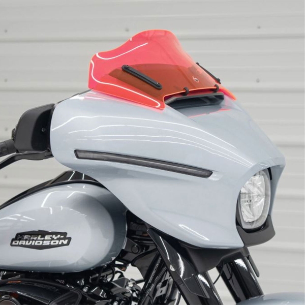 Cupolino Klock Werks Ice Flare Rosa 8" Harley Davidson 1977 Street Glide CVO 121 ABS 2024