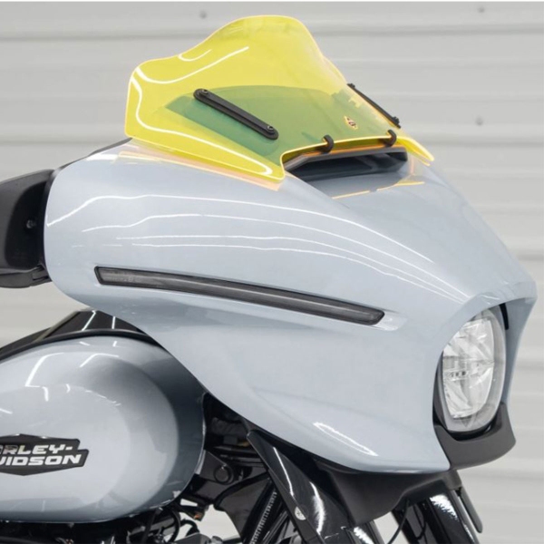 Cupolino Klock Werks Ice Flare Giallo 8" Harley Davidson 1923 Street Glide 117 ABS 2024
