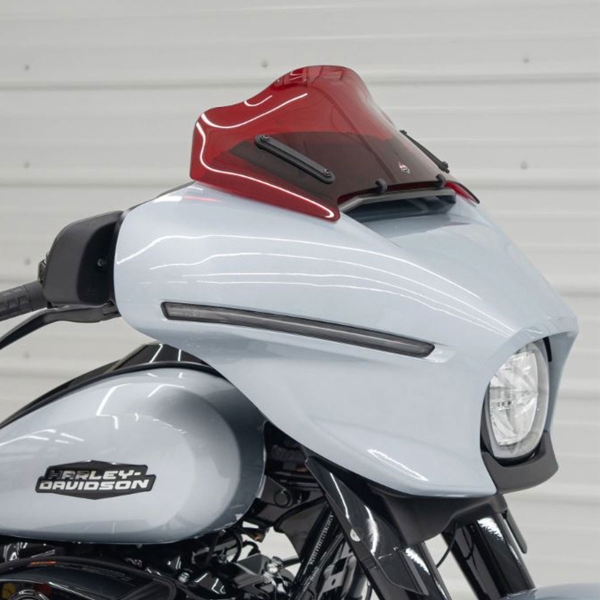 Cupolino Klock Werks Flare Rosso 8" Harley Davidson 1923 Street Glide 117 ABS 2024