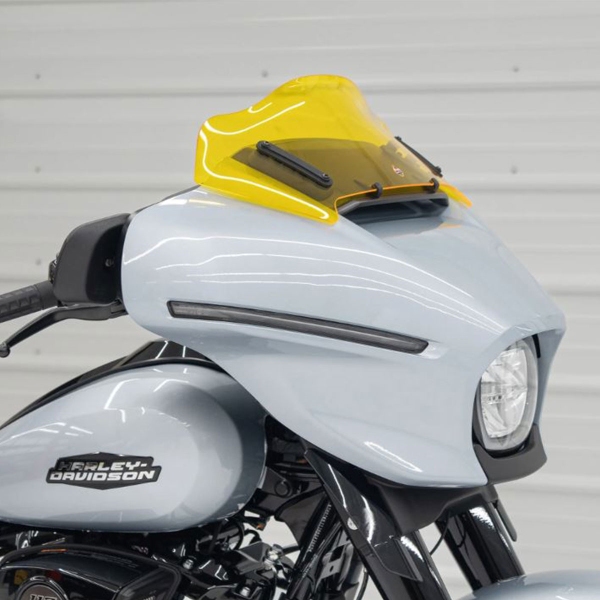 Cupolino Klock Werks Flare Giallo 8" Harley Davidson 1923 Street Glide 117 ABS 2024