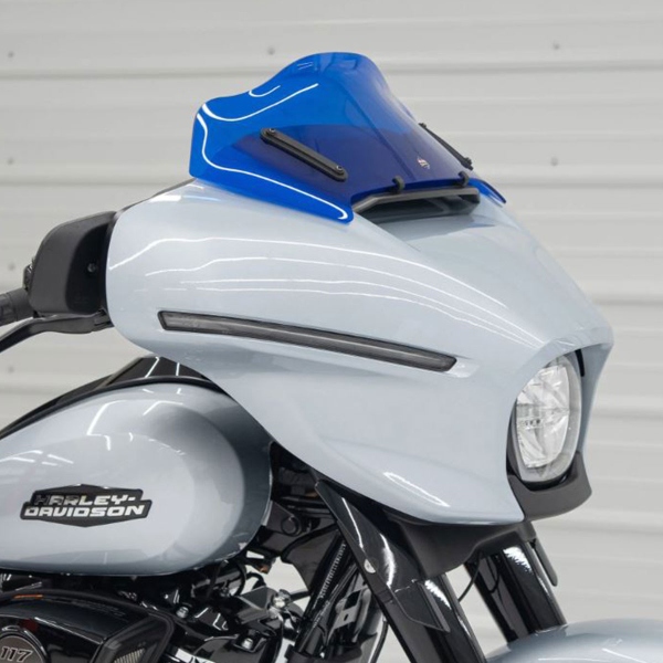 Cupolino Klock Werks Flare Blu 8" Harley Davidson 1923 Street Glide 117 ABS 2024